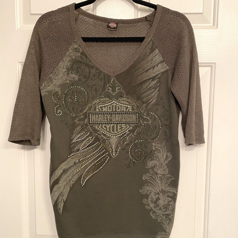 Harley Davidson Women's Bling Top